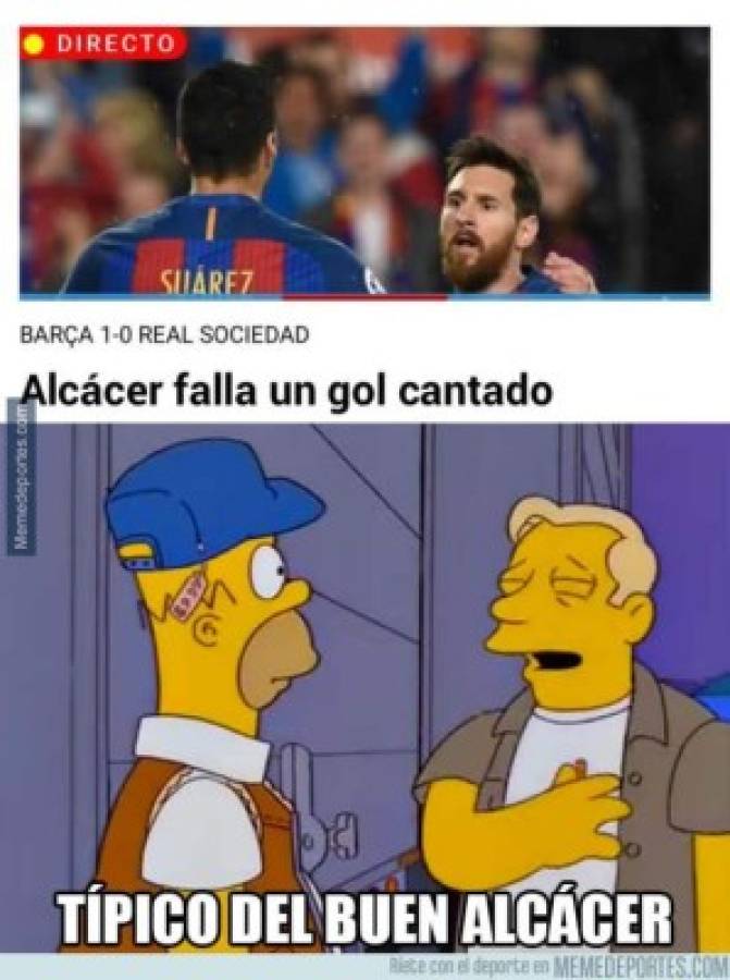 Barcelona sufre contra Real Sociedad y con los duros memes