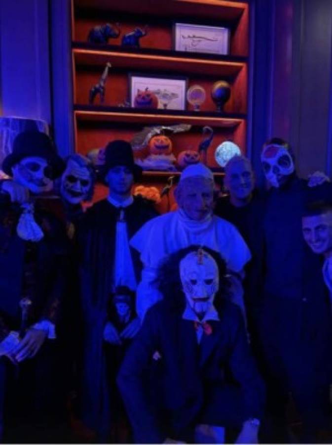 ¿Y Messi? Así fue la fiesta que montaron los jugadores del PSG por Halloween; Keylor no se la perdió