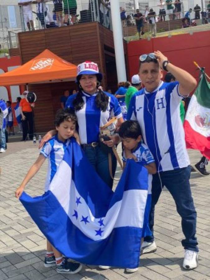 Catrachos y aztecas en armonía: Ambientazo previo al duelo amistoso entre Honduras-México en Atlanta