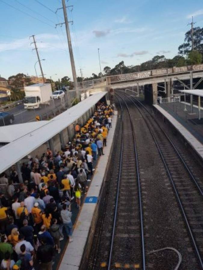 Así es el espectacular ambiente en el ANZ Stadium de Sídney para el Australia-Honduras