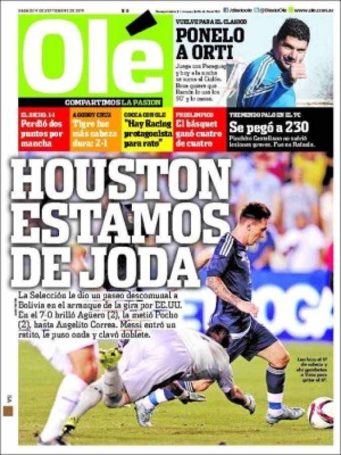 Las portadas de hoy en los principales diarios deportivos del mundo