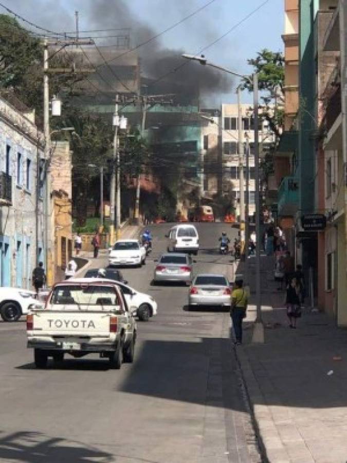 FOTOS: Así luce Honduras con el paro nacional de transporte