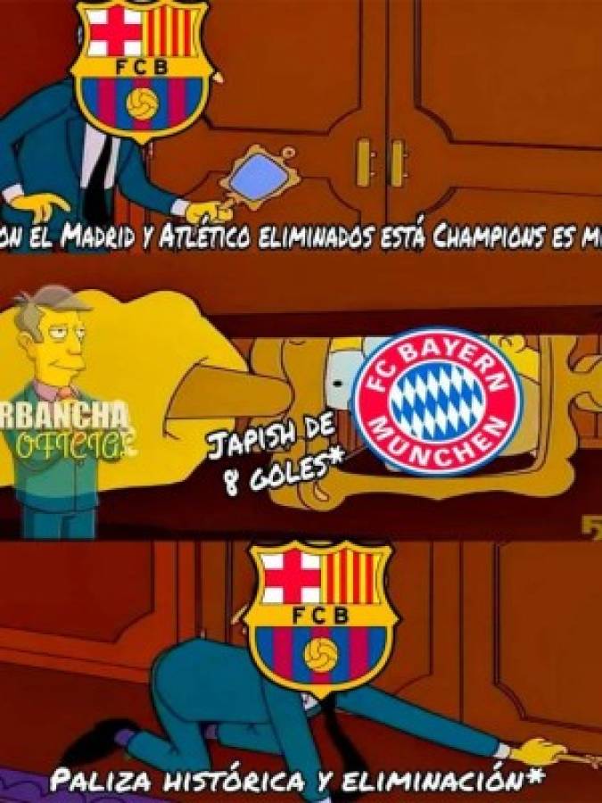 ¡Les dieron duro! Los nuevos y crueles memes de la eliminación del Barcelona de la UEFA Champions League