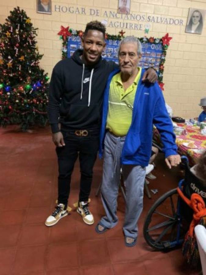 Romell Quioto y su gesto con asilo de ancianos donde está recluido exgloria del Olimpia y Selección de Honduras