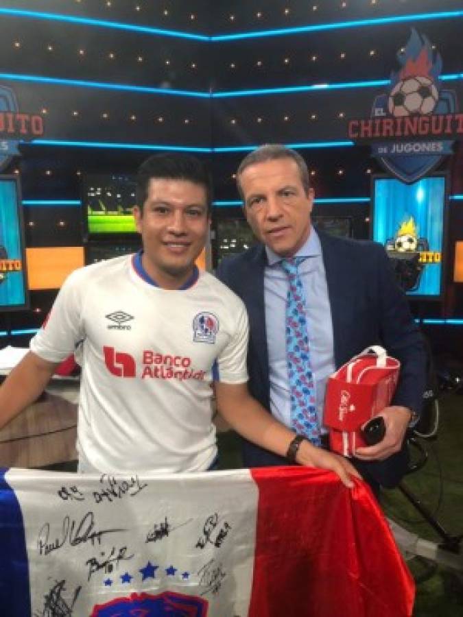 Aficionado de Olimpia estuvo en el último programa de 'El Chiringuito' en 2019   