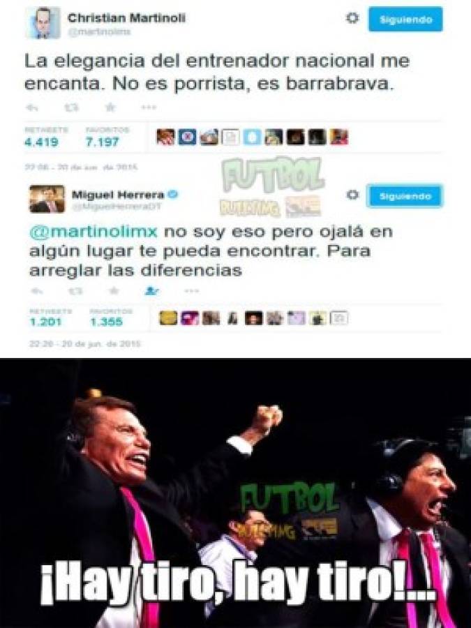 MEMES: La pelea entre Piojo Herrera y Christian Martinoli