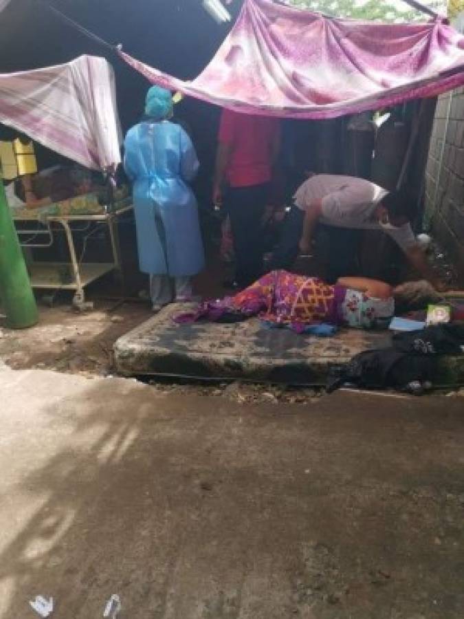 Las precarias condiciones en que son atendidos los pacientes con coronavirus en Choluteca y Tegucigalpa