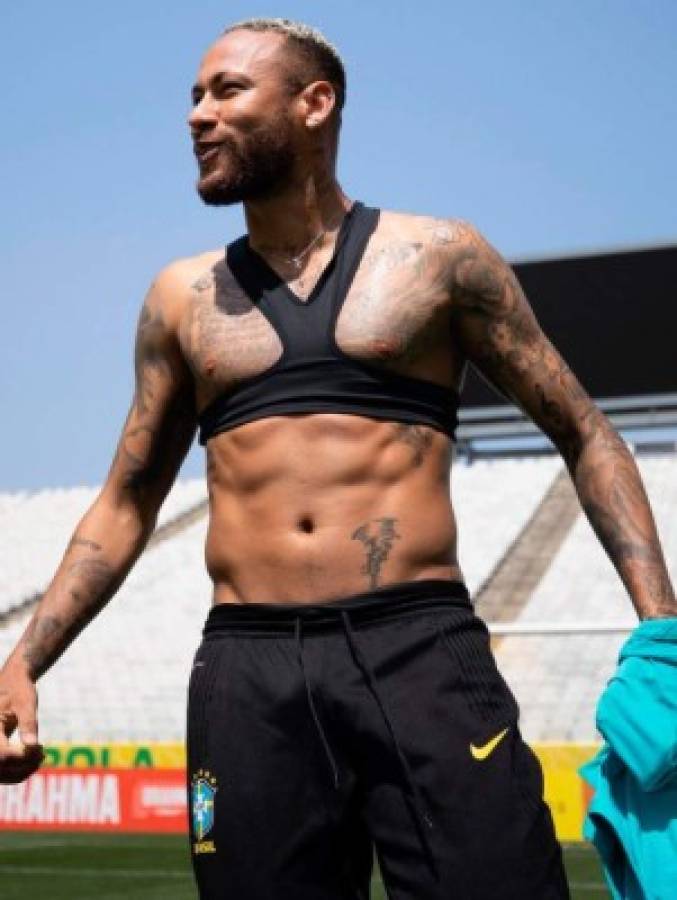 ¿Está gordo? Neymar manda a callar a todos y muestra su verdadero físico tras ser duramente criticado en Brasil