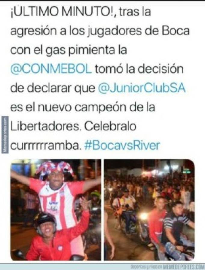 ¡Hasta Piqué! Los memes de la suspensión del Boca-River en la Libertadores