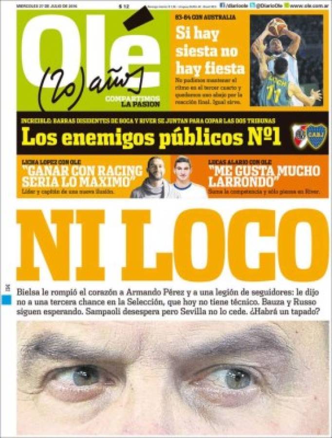 Las portadas de los diarios deportivos más importantes de este miércoles