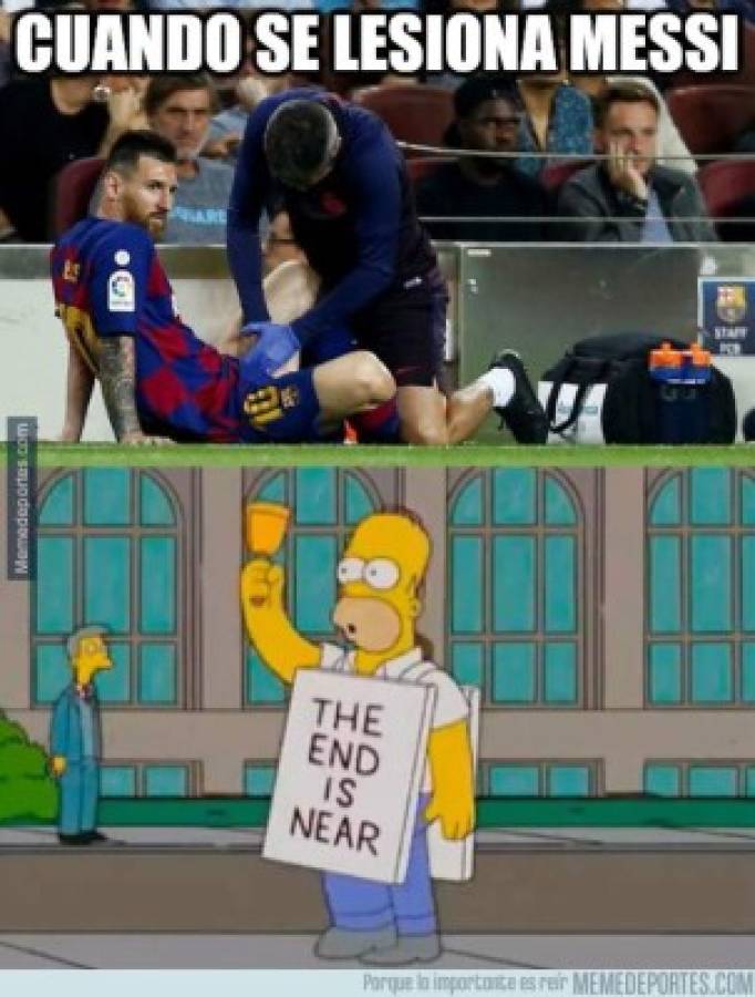 Messi, protagonista de los memes tras el sufrido triunfo del Barcelona en la Supercopa española