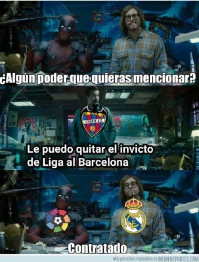 MEMES: Hacen pedazos al Barça por perder el invicto en la Liga ante el Levante