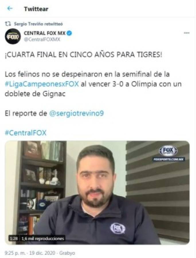 Periodistas mexicanos y hondureños tras el Olimpia-Tigres: 'Los felinos no se despeinaron”