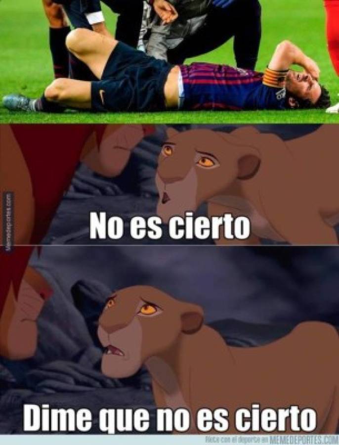 ¡No perdonan! Los memes tras la lesión de Messi; Vidal también es atacado