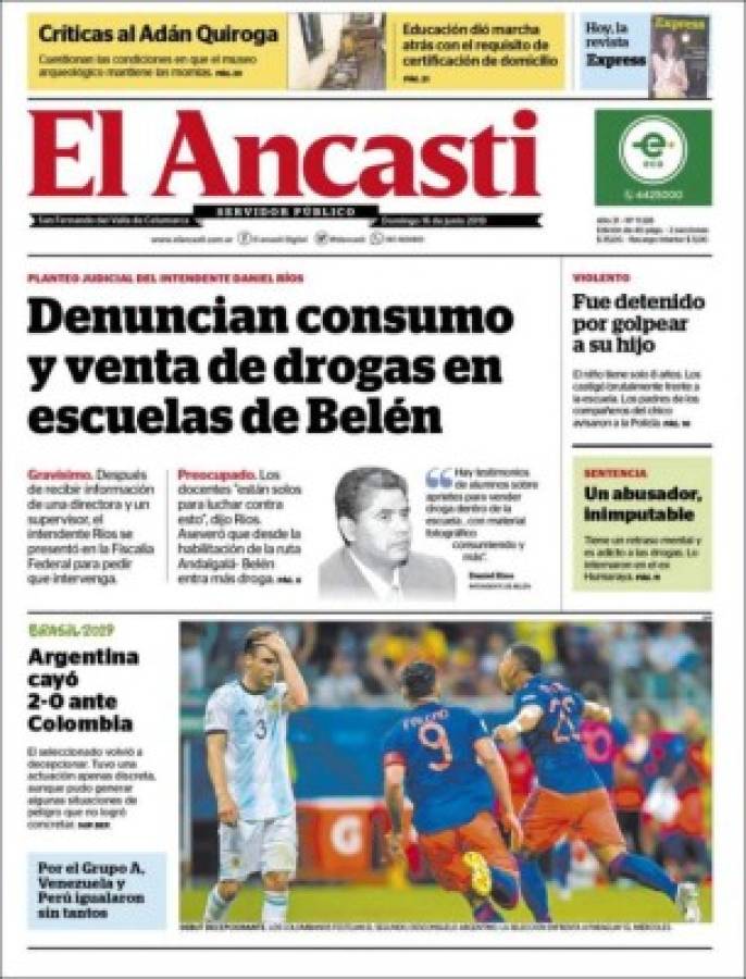 Las portadas en Argentina no perdonan a Messi: 'Lo mismo de siempre'