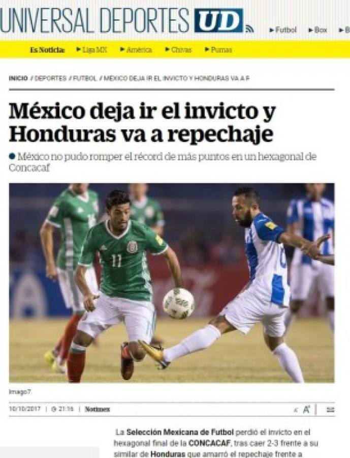 ¡ENOJADOS! Prensa mexicana no perdona a Osorio por perder ante Honduras