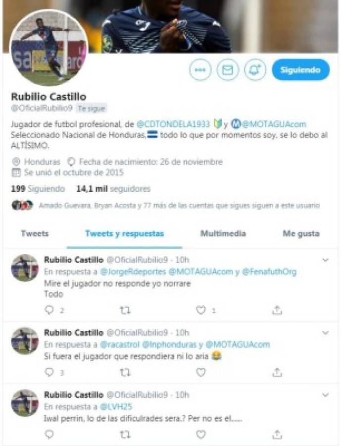 Hackean cuenta de Twitter de Rubilio Castillo y anuncia que no usará más la red social