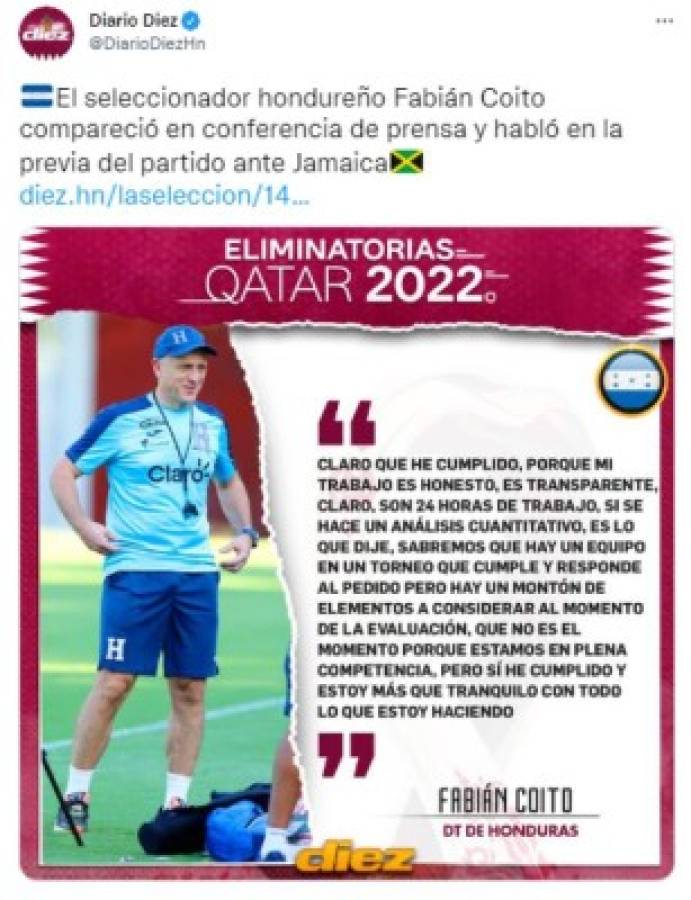 'Seguimos creyendo en la 'H' hasta el final'': Lo que dice la prensa antes del decisivo Honduras-Jamaica