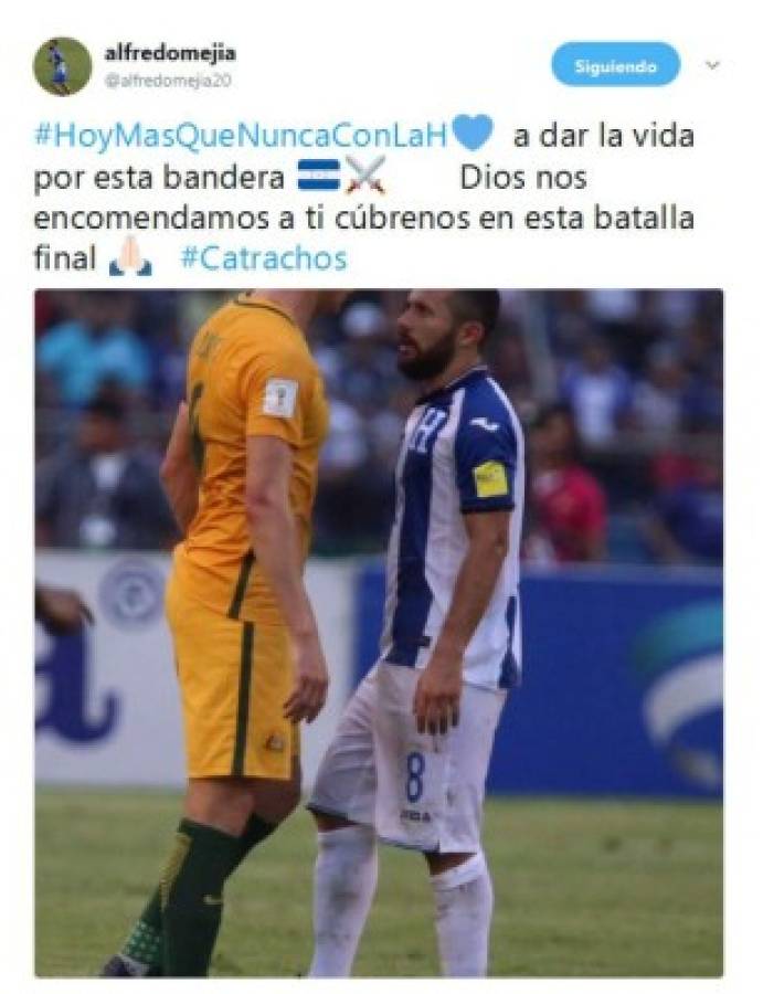 Lo que dicen los jugadores en redes sociales previo a la batalla ante Australia