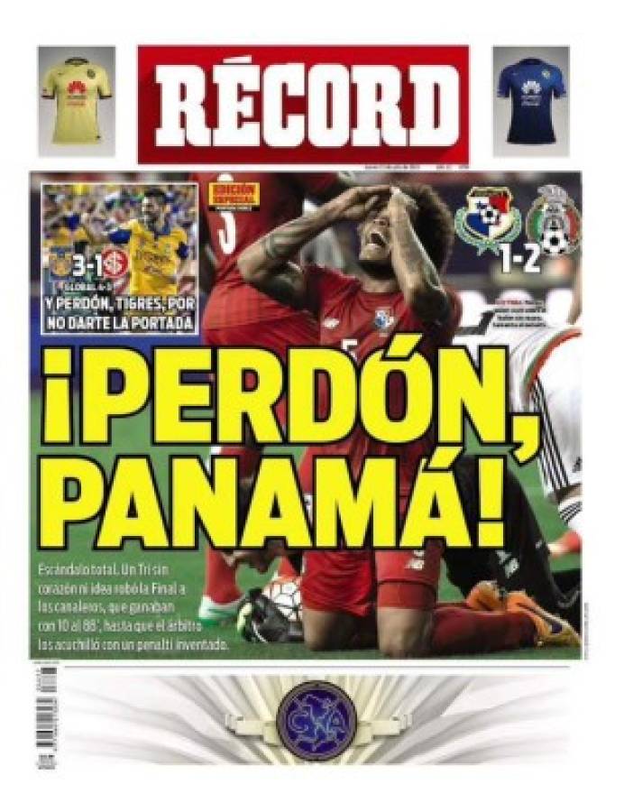 Principales portadas de México, Panamá y el mundo tras el México-Panamá