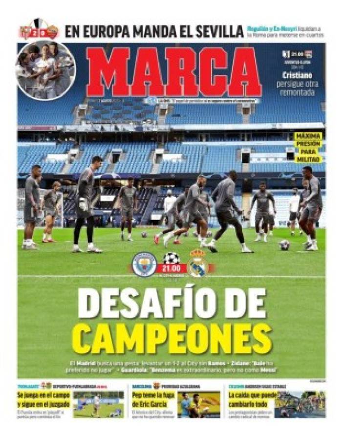 'Pep Guardiola los quiere hundir': Las principales portadas del mundo sobre el Manchester City-Real Madrid