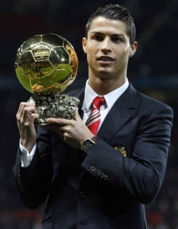 El increíble cambio de Cristiano Ronaldo desde su primer Balón de Oro en 2008