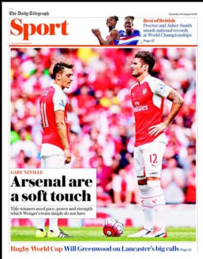 Las portadas de los diarios deportivos internacionales