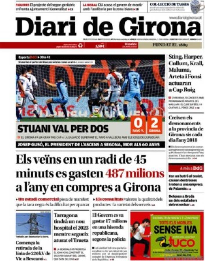 Las portadas por el mundo: Barcelona buscará 'rematar' al Real Madrid en el clásico