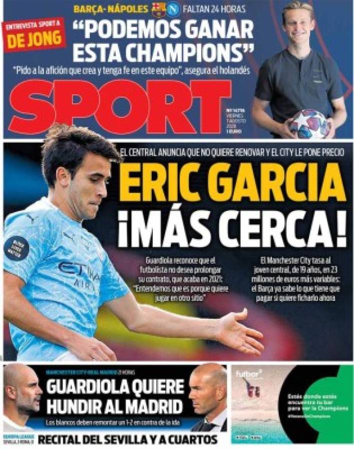 'Pep Guardiola los quiere hundir': Las principales portadas del mundo sobre el Manchester City-Real Madrid