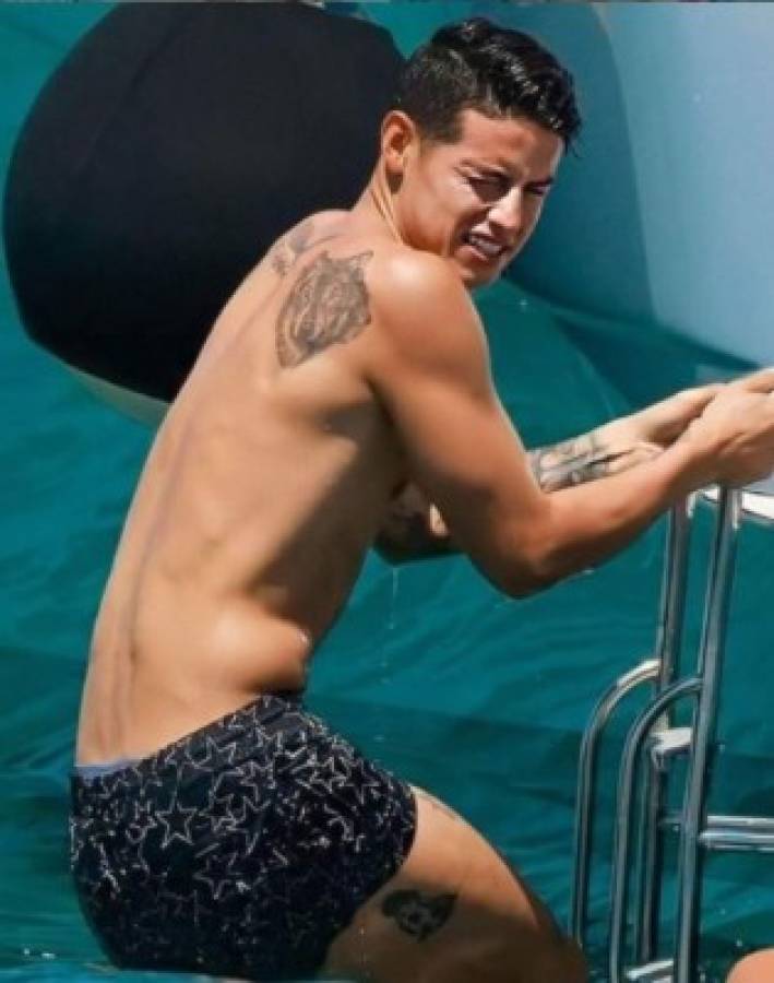 James Rodríguez se olvida del Real Madrid en unas picantes vacaciones con Shannon de Lima