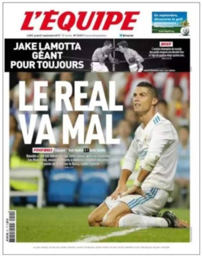 Locura: Así amanecieron las portadas tras la dura derrota del Real Madrid frente al Betis