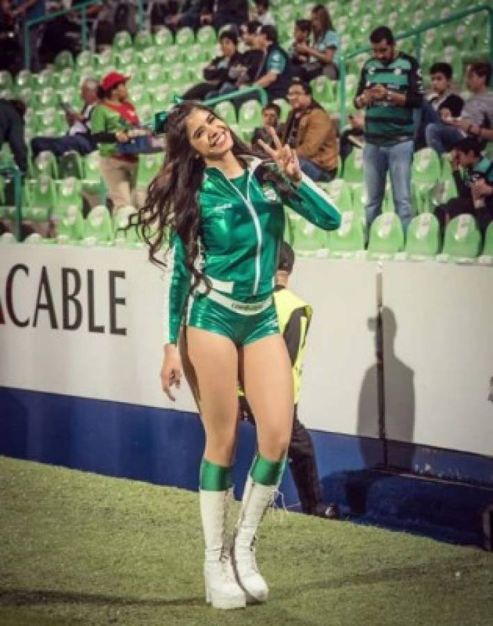 Infartante: La sexi modelo y aficionada del Santos Laguna que enamora en la Liga MX