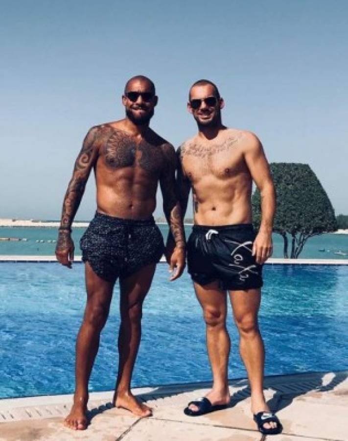 El increíble cambio físico de Wesley Sneijder a un año de su posible regreso al fútbol
