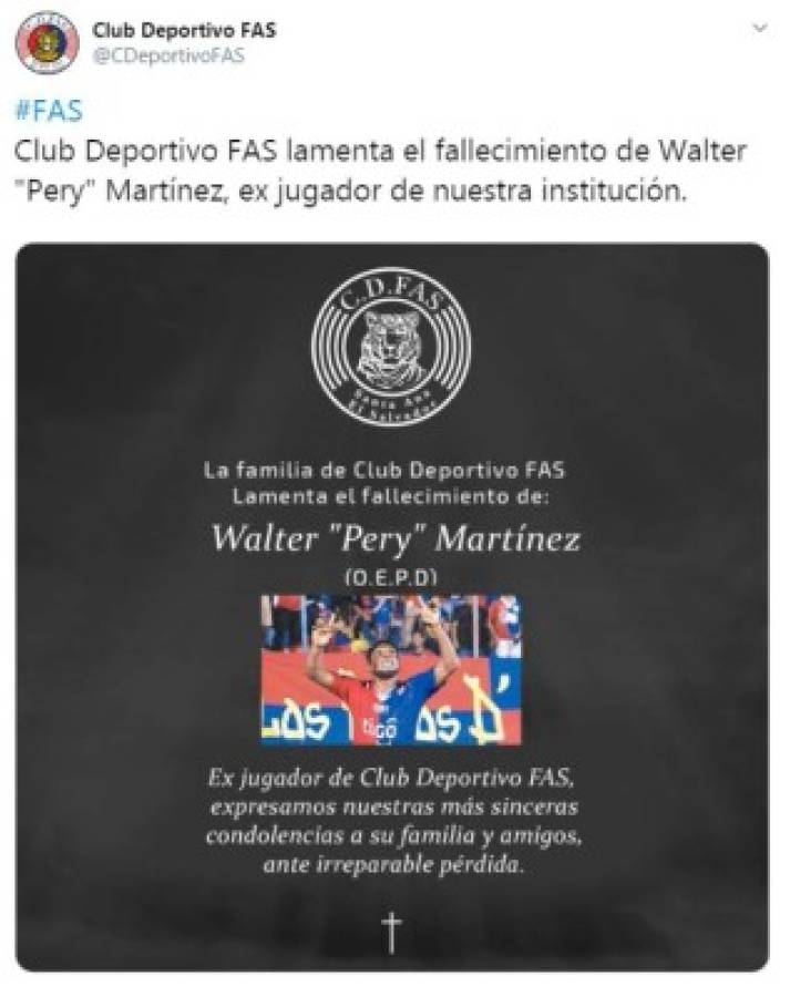 Lo que dice la prensa internacional sobre la muerte de Walter 'Pery” Martínez