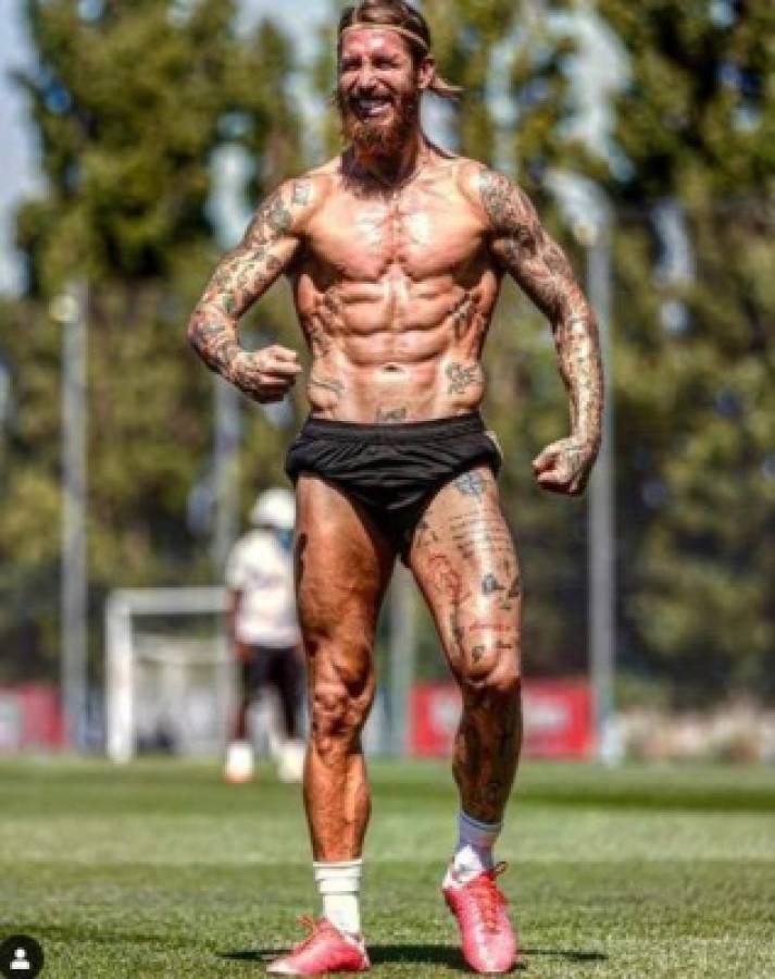 Impacta con su última foto: La increíble transformación física de Sergio Ramos a sus 34 años