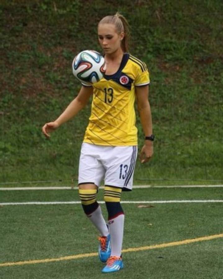 Fotos: Nicole Regnier, la espectacular futbolista colombiana que fue amenazada de muerte