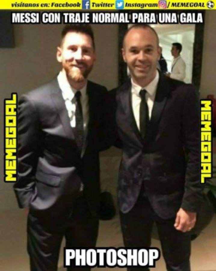¡Pobre Messi! Los tremendos memes que dejó los Premios 'The Best' 2017