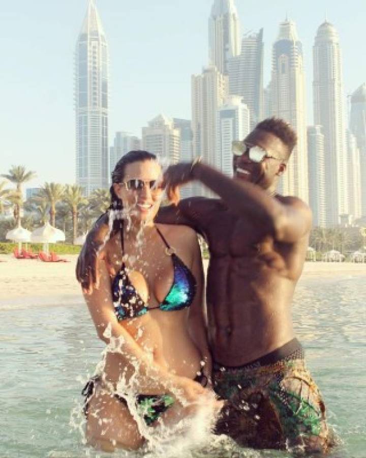 María García, la hermosa esposa del poco agraciado futbolista Felipe Caicedo