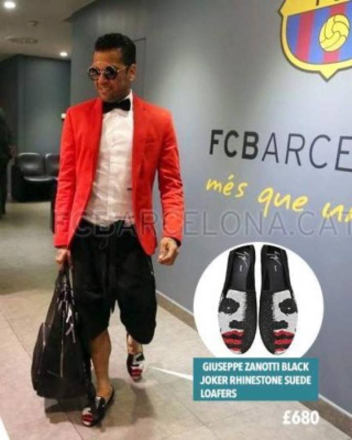 Dani Alves, el fashion de la Champions, pero a un costo muy alto