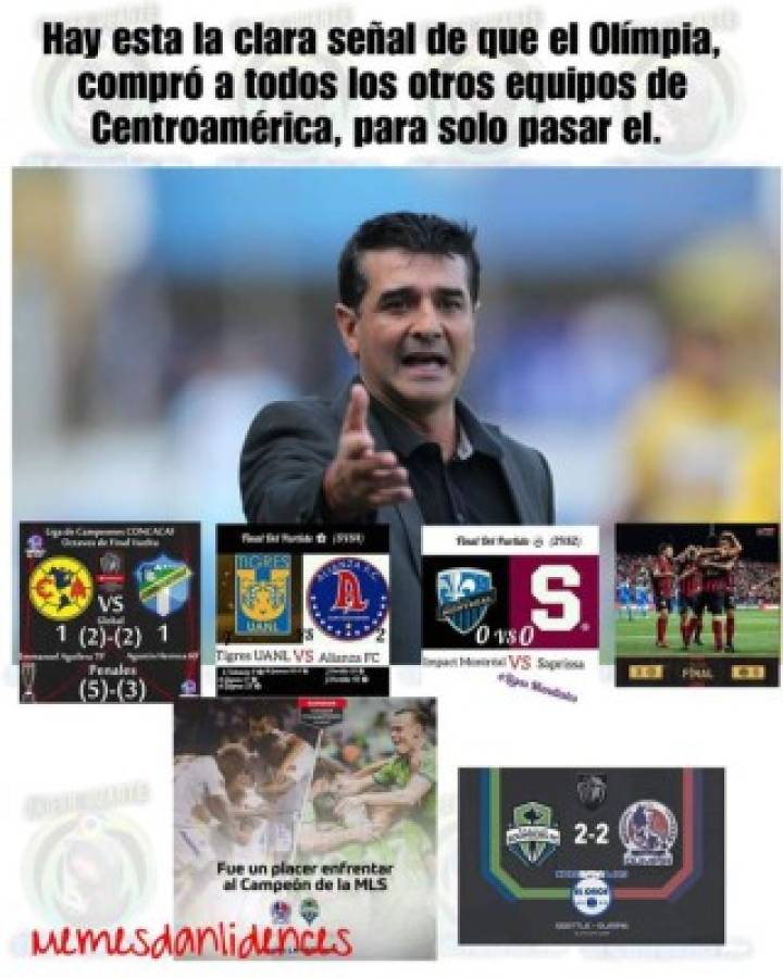 Los otros memes donde humillan a Motagua y exaltan a Olimpia tras eliminar al Seattle