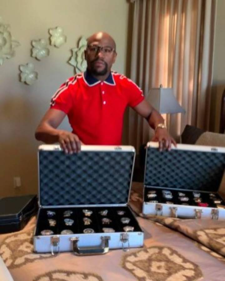 Los extravagantes lujos de Mayweather en la cuarentena: Dulceria en casa y cuenta su dinero