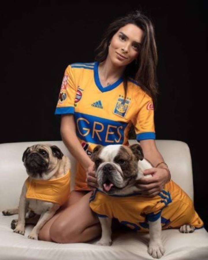 Ella es Lluvia Carrillo, la bella novia de jugador del Tigres de México