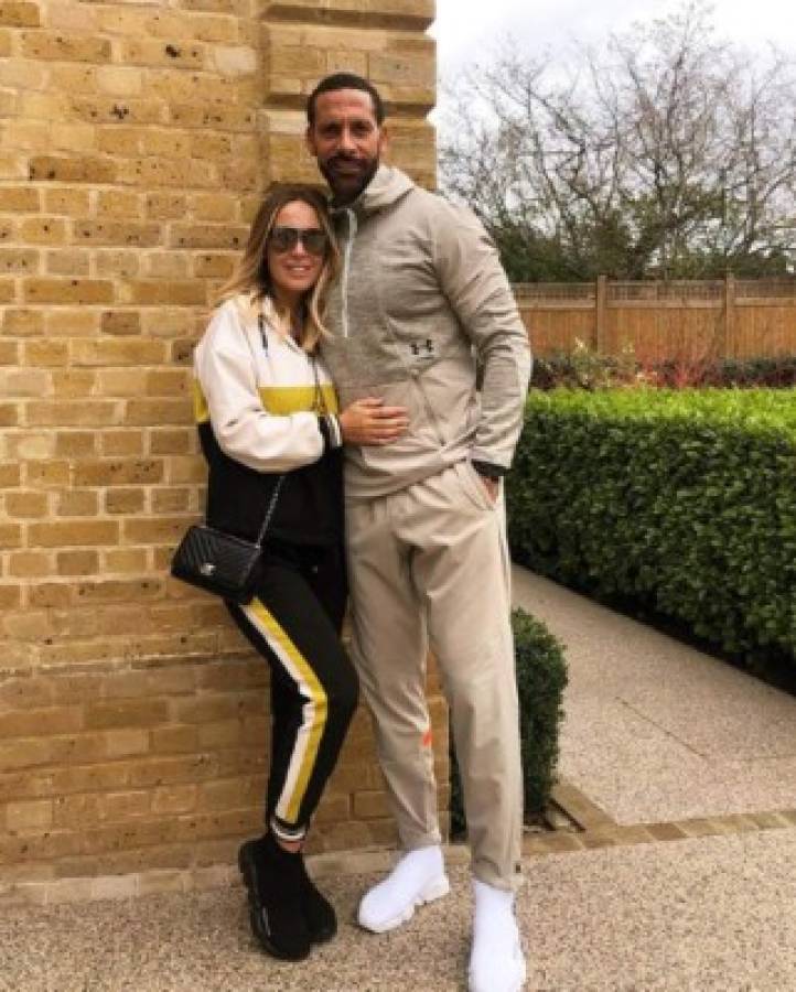 La castidad de Rio Ferdinand y su guapa esposa por 'culpa' de sus hijos durante la cuarentena