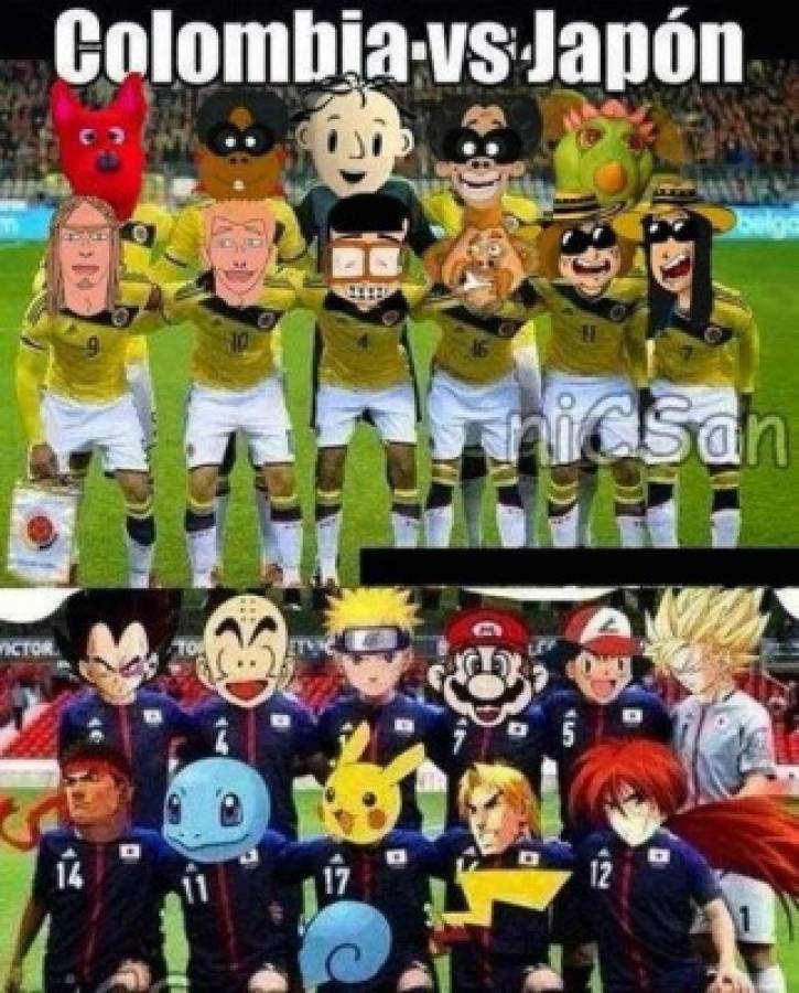 Revientan las redes con memes tras la derrota de Colombia ante Japón en Rusia 2018