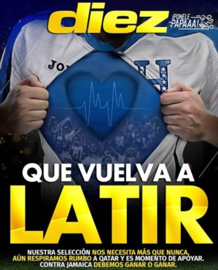 'Seguimos creyendo en la 'H' hasta el final'': Lo que dice la prensa antes del decisivo Honduras-Jamaica