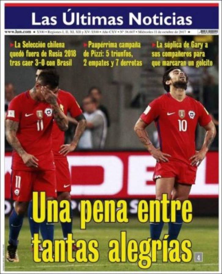 ¡EMOTIVAS! Así amanecieron las portadas tras disputarse la última fecha para Rusia 2018