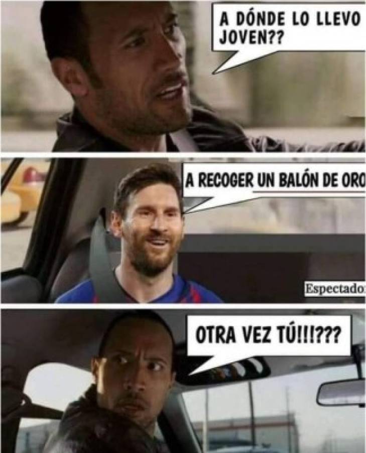 Messi gana su sexto Balón de Oro y los memes se burlan de Cristiano Ronaldo