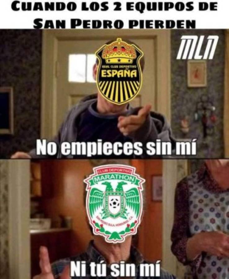 Los memes humillan a Marathón tras perder ante Motagua y Real España tampoco se salva