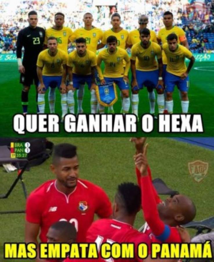 Los memes donde destrozan a Brasil por su empate ante Panamá y que no has visto