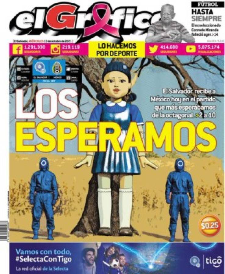 ¡Se calientan! La fulminante y polémica portada de periódico salvadoreño contra México y en Panamá hablan de huevos